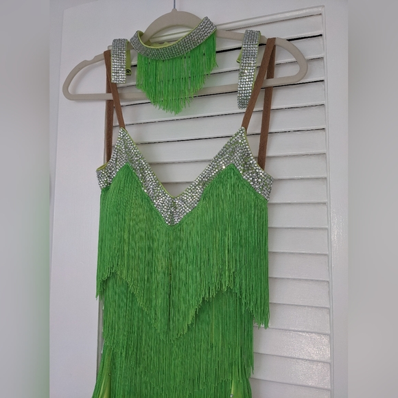 Competition Latin Dance Dress - Picture 8 of 10